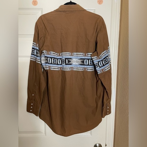 Panhandle Slim Rodeo Aztec Western Shirt Sz. L,​​​​​​​​​​​​​​​​​​​​​​​​ - Picture 5 of 9